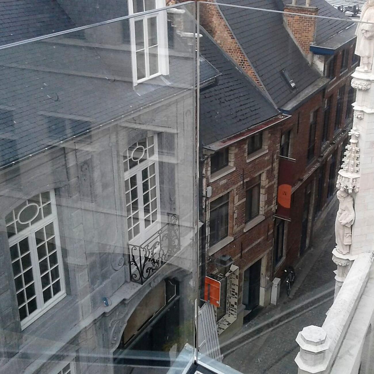 glazen terrasbalustrade